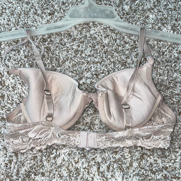GILLIGAN & OMALLEY INTIMATES Tan Lace Bra Size 34A - Picture 4 of 5